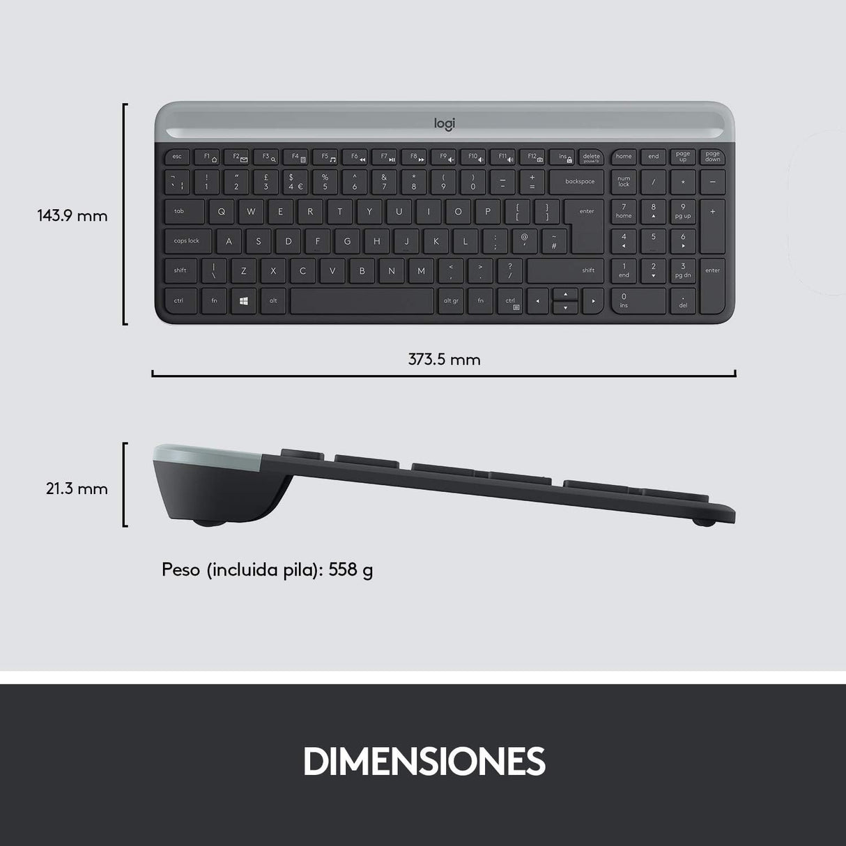 Logitech MK470 Combo teclado e rato sem fios