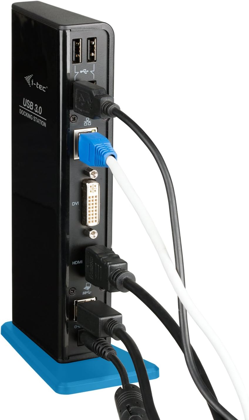 Base & Duplicador de Portas i-tec U3HDMIDVIDOCK - Preto