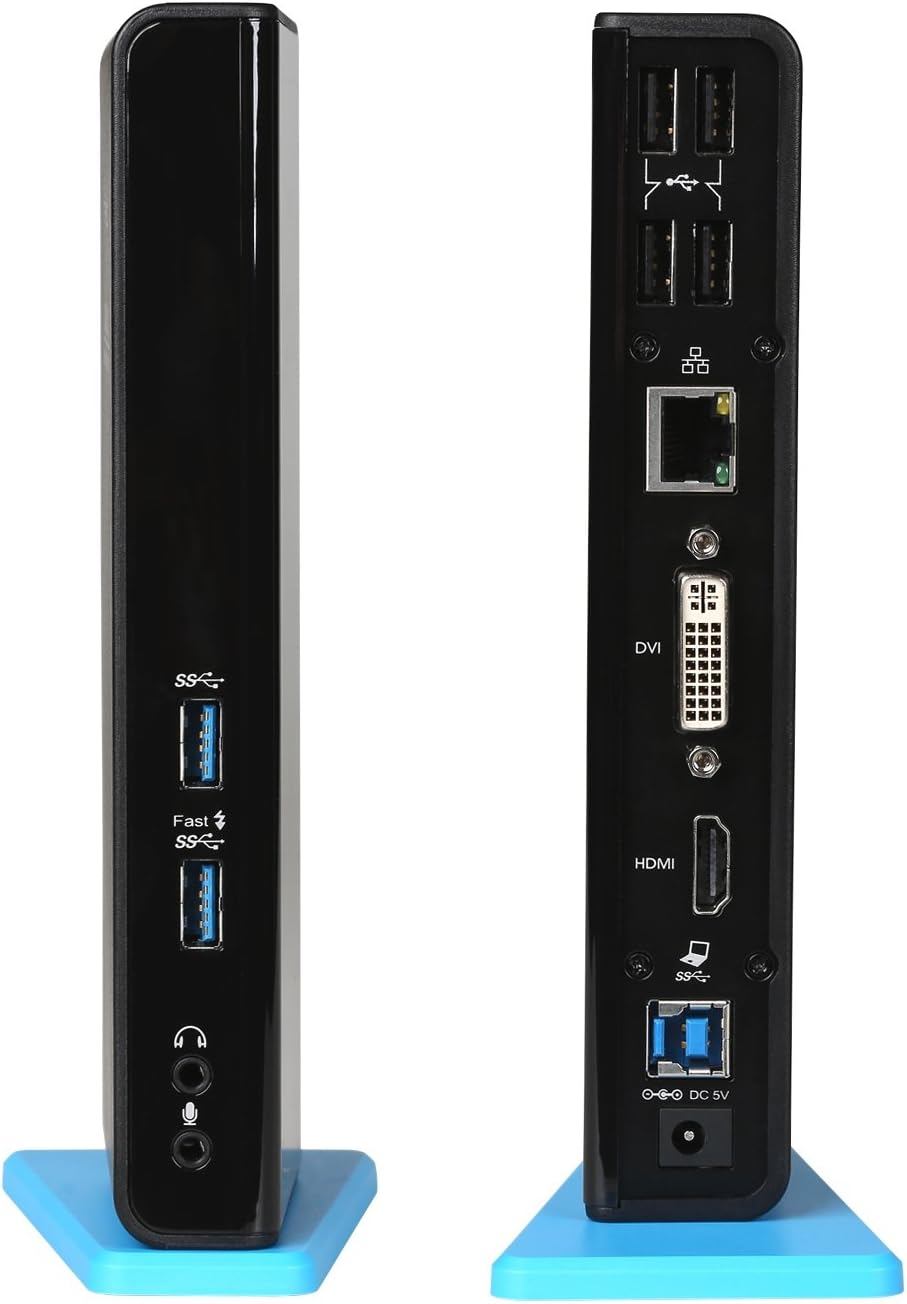 Base & Duplicador de Portas i-tec U3HDMIDVIDOCK - Preto