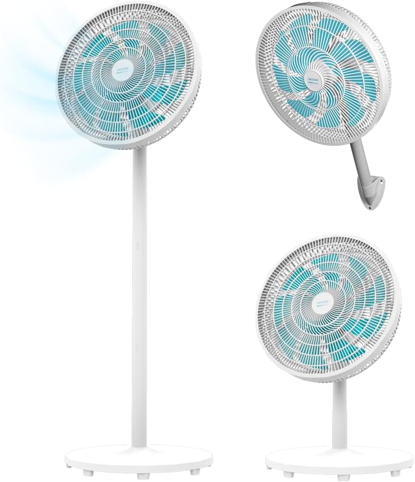 Cecotec Ventoinha de pé, mesa e parede EnergySilence 550 3 in1. 60 W