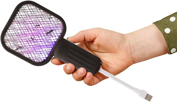 Raqueta Mata-Mosquitos Elétrica Recarregável Modelo SL10870