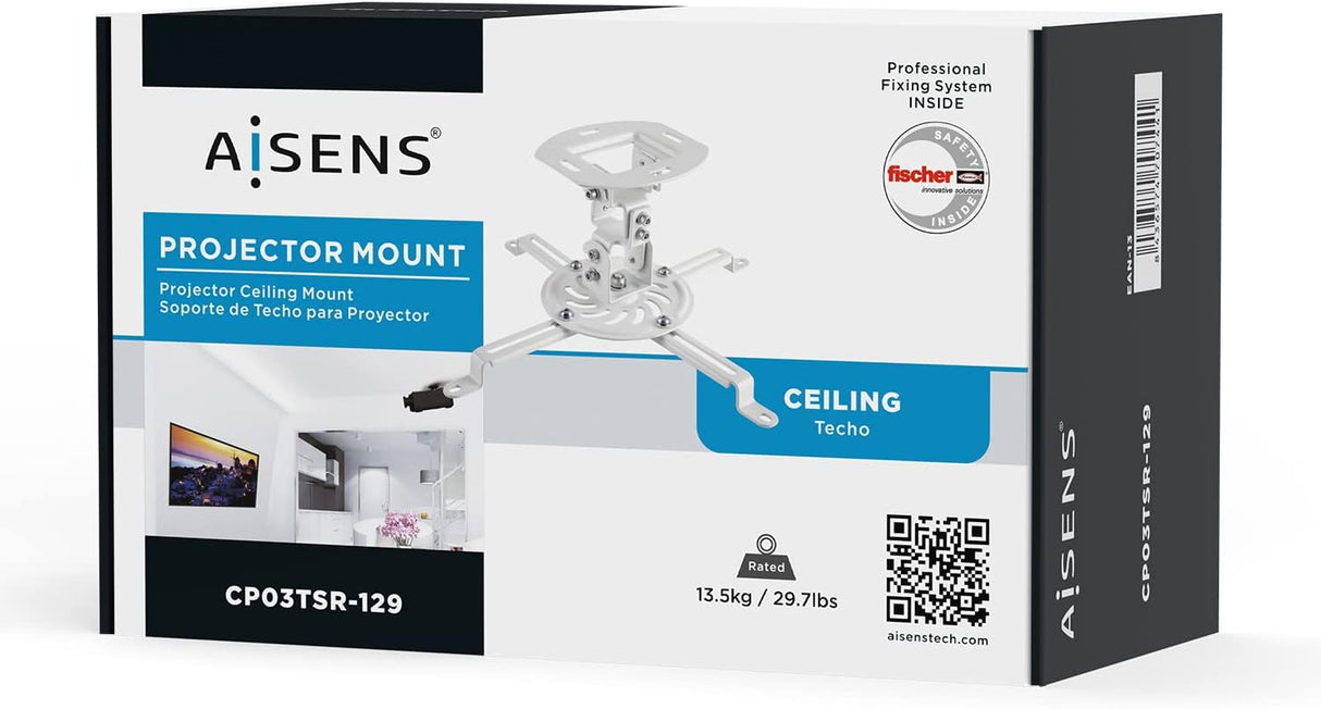 AISENS Suporte de Teto para Projetor - giratório