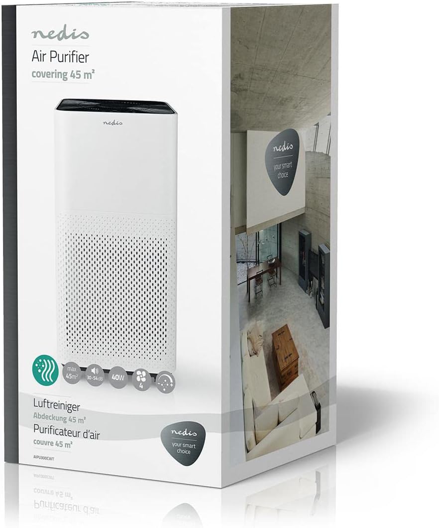 Nedis Purificador de Ar 45 M² 35W 54 dB