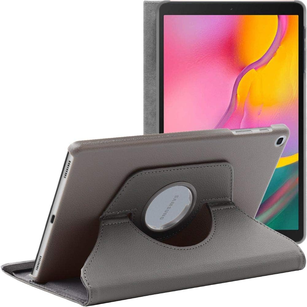 Capa Rotação 360 Tipo Livro Stand Case Rotating para Samsung Galaxy Tab A 10.1 (2016) P580 / P585 / T580 / T585 Cinza - Multi4you®