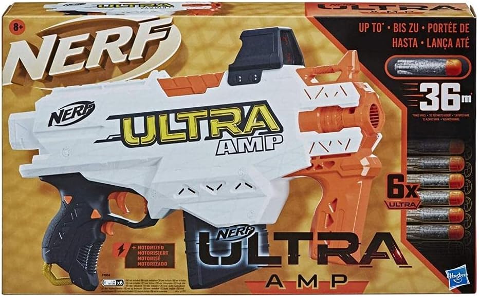Nerf Lançador Motorizado AMP – Clip 6 Dardos