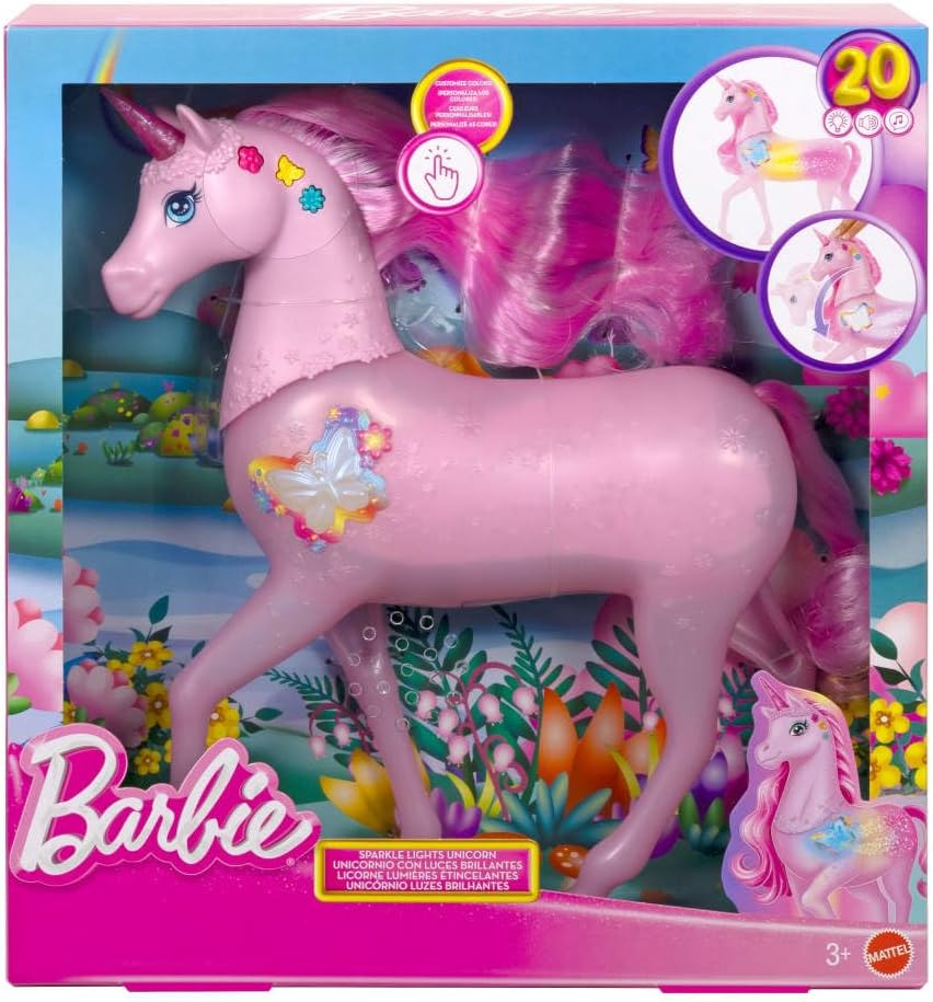 Barbie – Unicórnio Galopa e Brilha