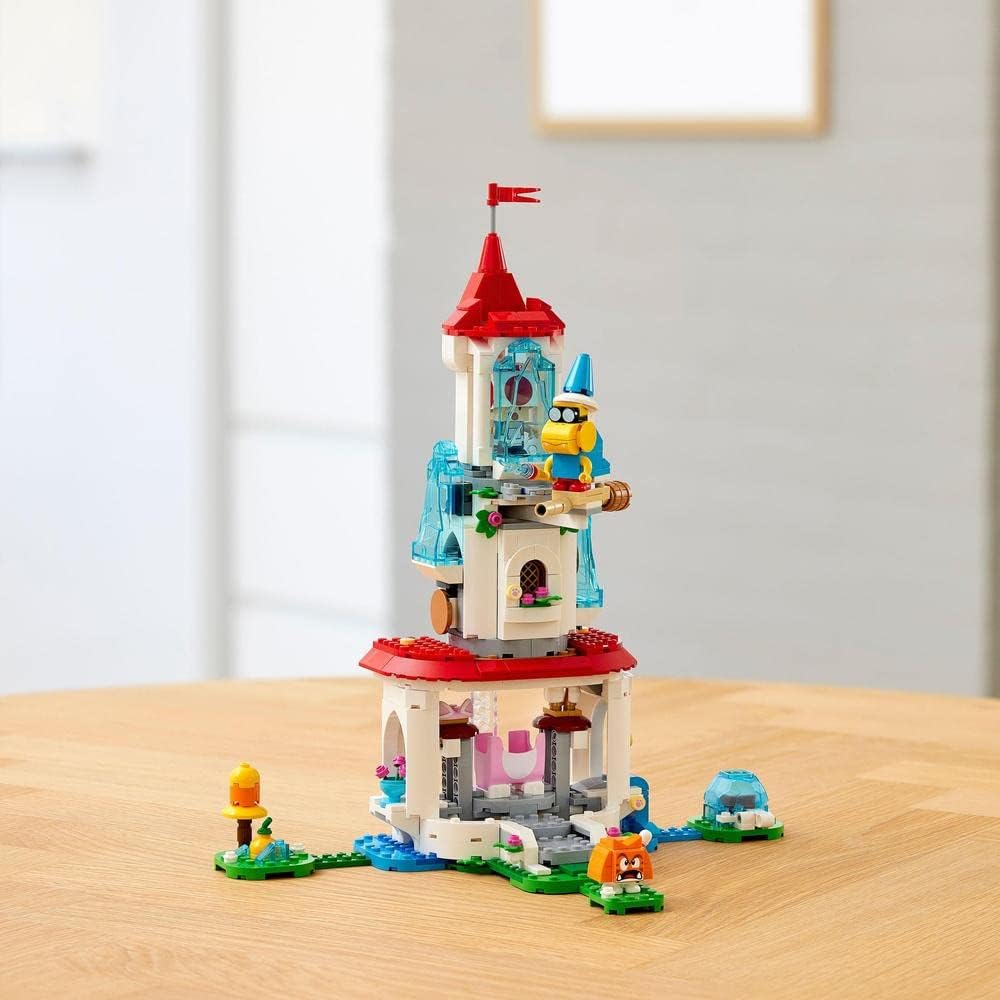 LEGO Super Mario 71407 Set de Expansão Torre Congelada e Fato de Peach Gata
