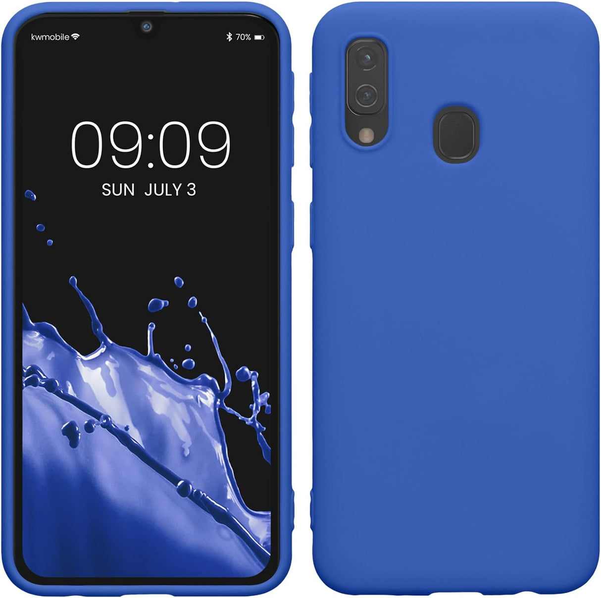 Capa TPU Silicone Azul para Samsung Galaxy A40 - Multi4you®