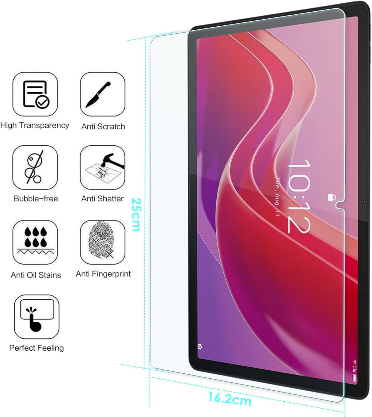 Pack 2 unidades Protetor de ecrã para Lenovo Tab M11 11"