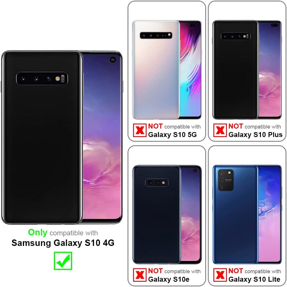 Capa Flip Samsung G973 Galaxy S10 Clear View Preto