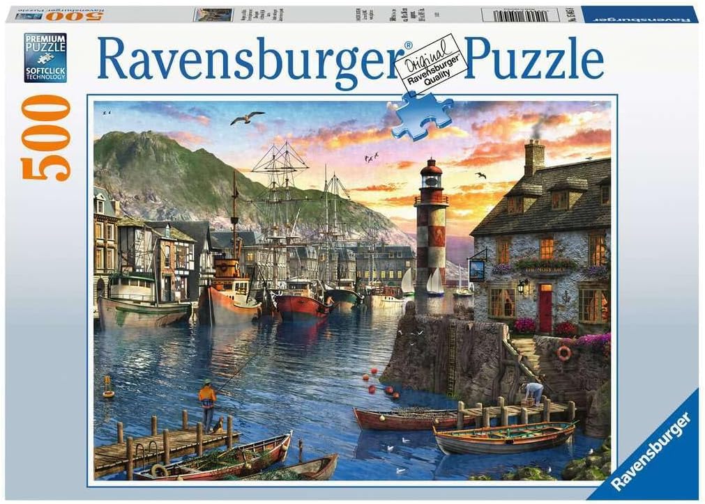 Puzzle Sunrise at the Port - 500 Peças
