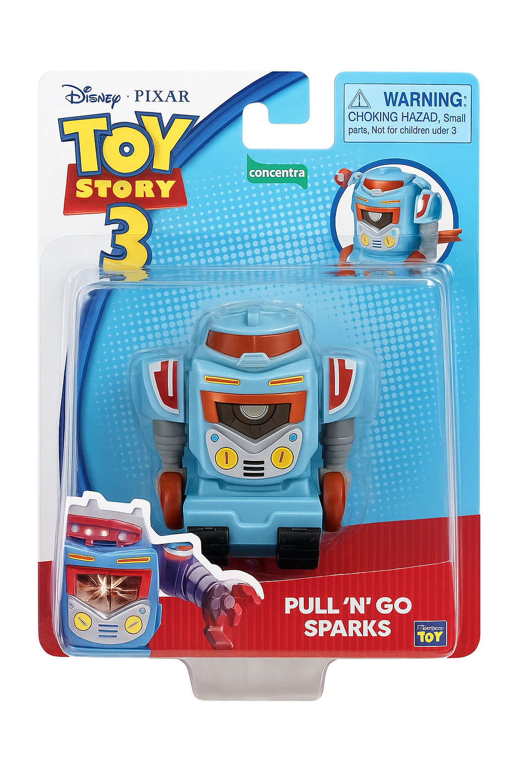 Toy Story 3 – Figura Pull ‘N’ Go Sparks – Concentra