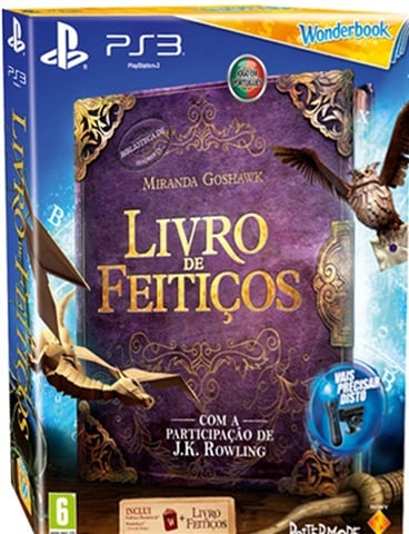 Wonderbook: Livro De Feiticos (Book+Jogo) PS3 - (GRADE A)