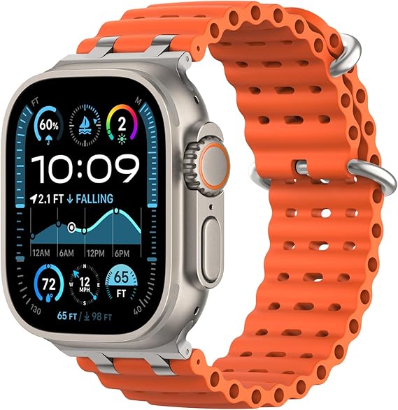 Pulseira de Substituição 42/44/45/49mm Waves (Laranja) - Multi4you®