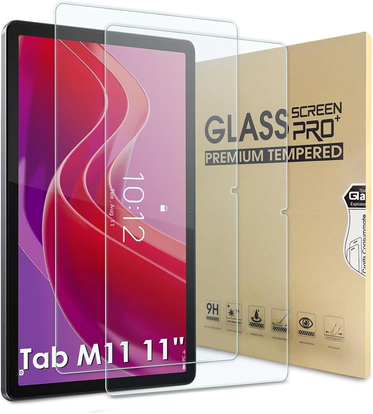 Pack 2 unidades Protetor de ecrã para Lenovo Tab M11 11"