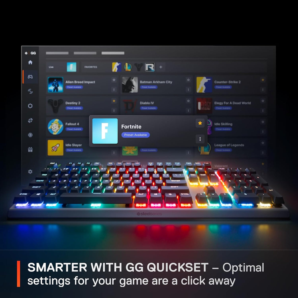 Teclado STEELSERIES Apex Pro Gen 3 (Mecânico - Inglês - RGB - Preto)
