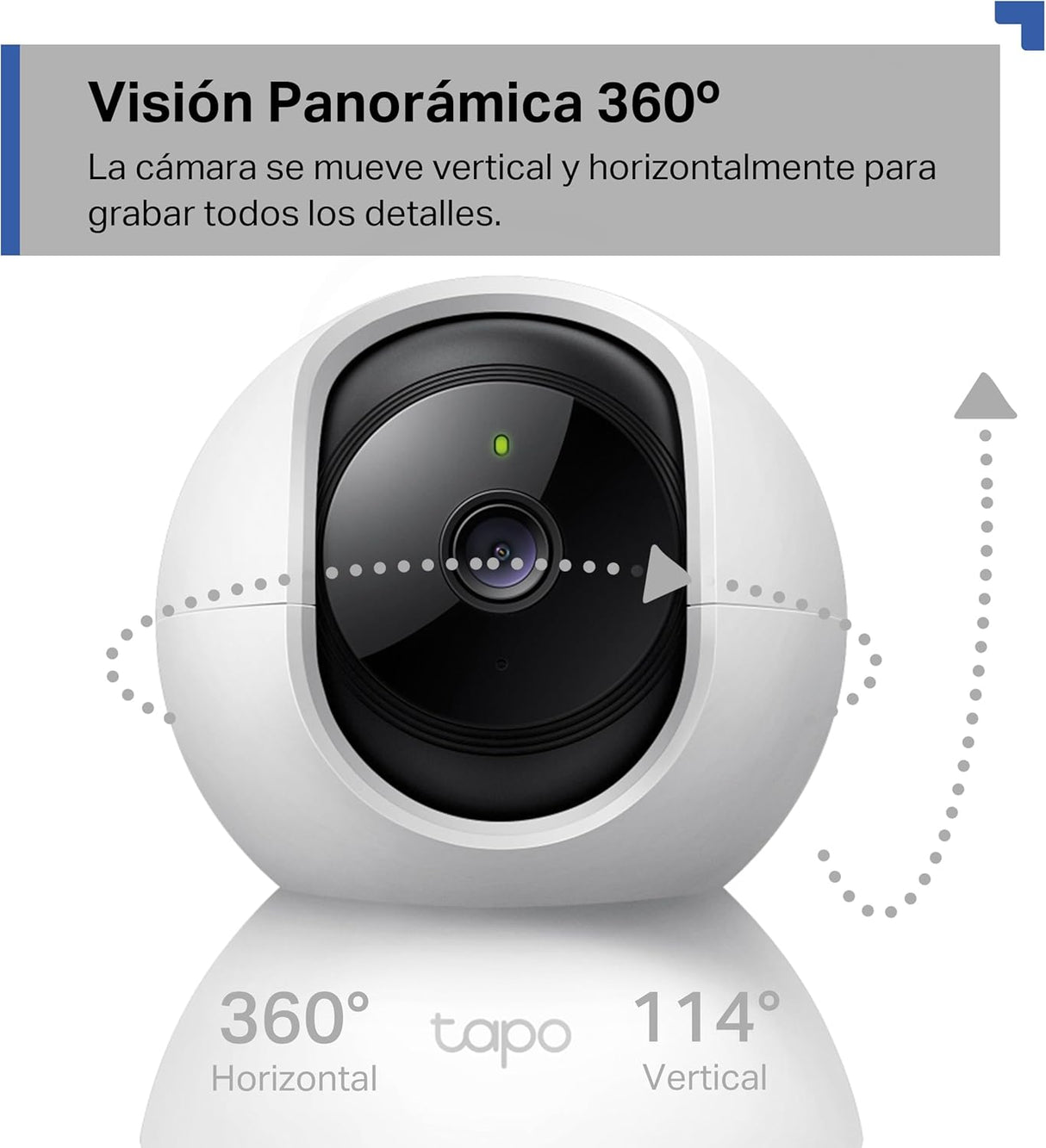 Câmara de segurança IP TP-LINK Tapo C200 360º WiFi