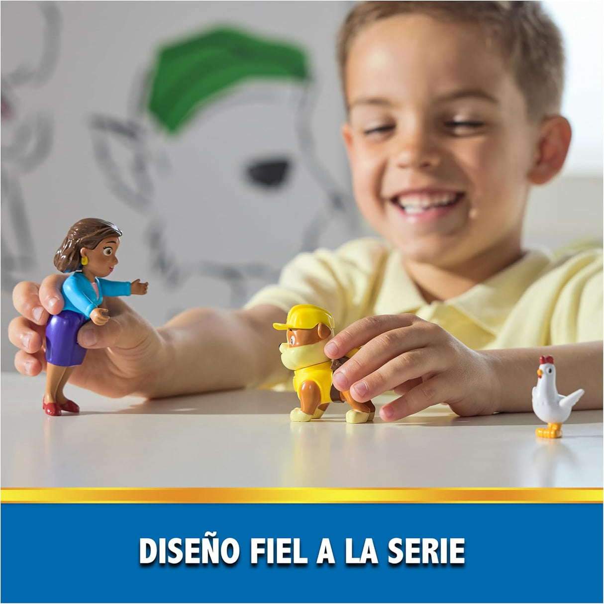 Figuras Rubble e Mayor Goodway Patrulha Pata - 3+ Anos