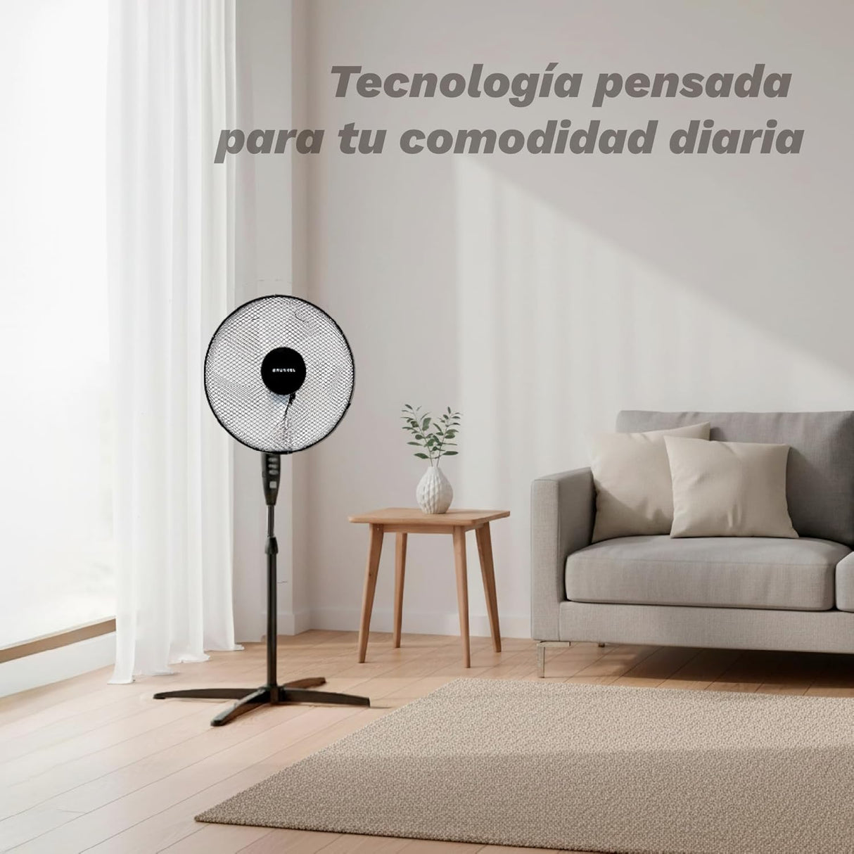 Ventoinha de Chão Grunkel FAN-165XNG - 3 Velocidades - 50 W Preto