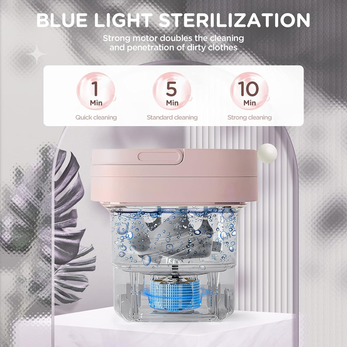 Mini máquina de lavar dobrável portátil