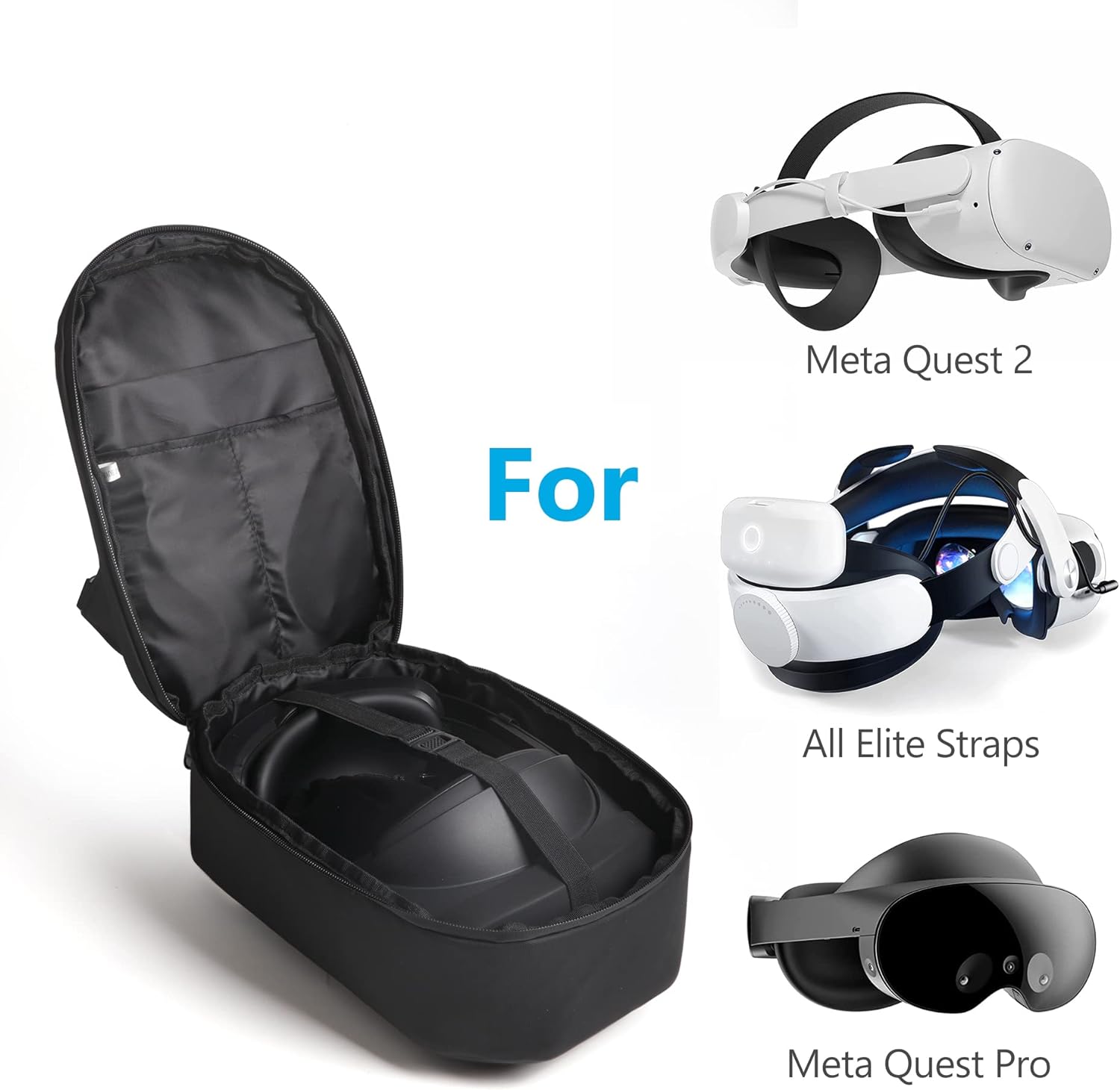 Capa para Meta Quest 3/Oculus Quest 2