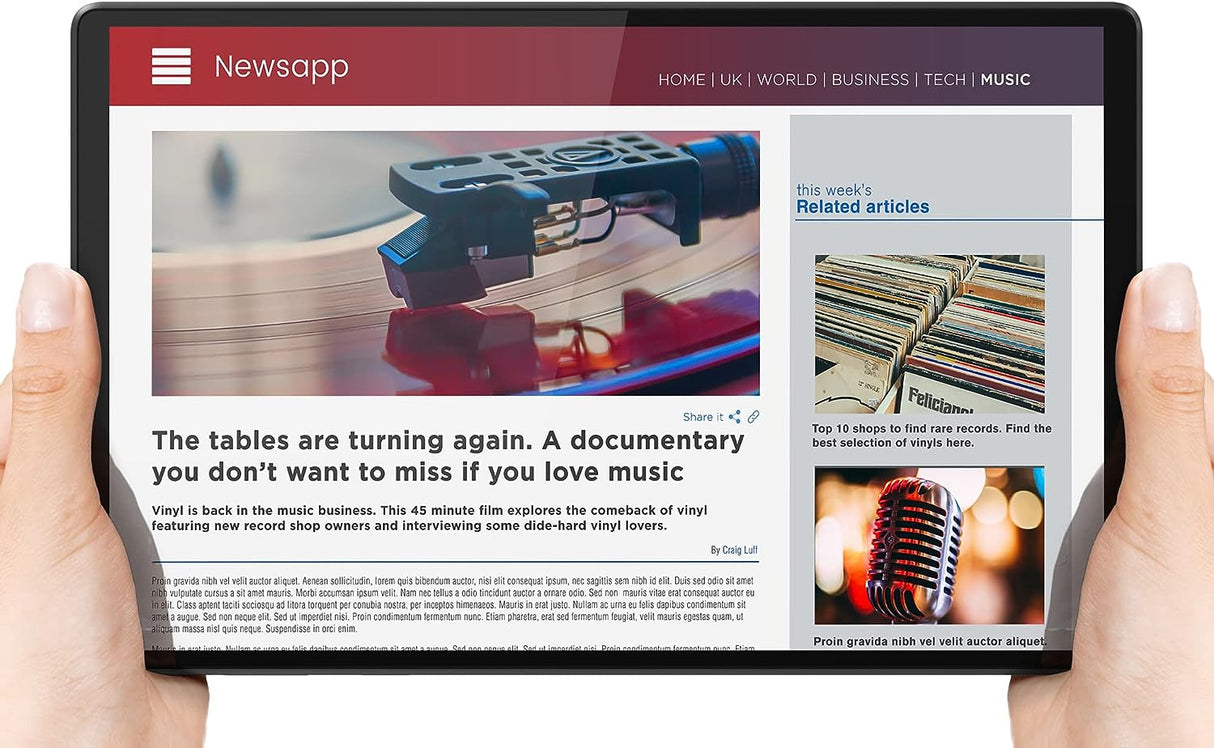 Lenovo M10 FHD Plus (2nd Gen) 10,3" 4GB RAM 64GB