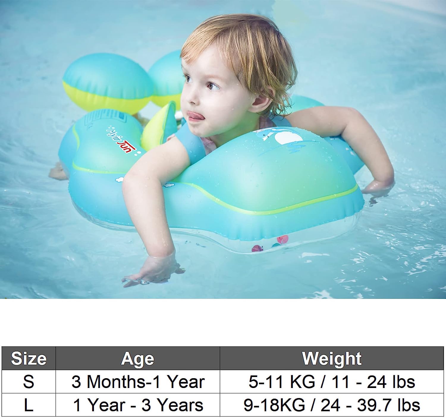 Boia insuflável para bebé