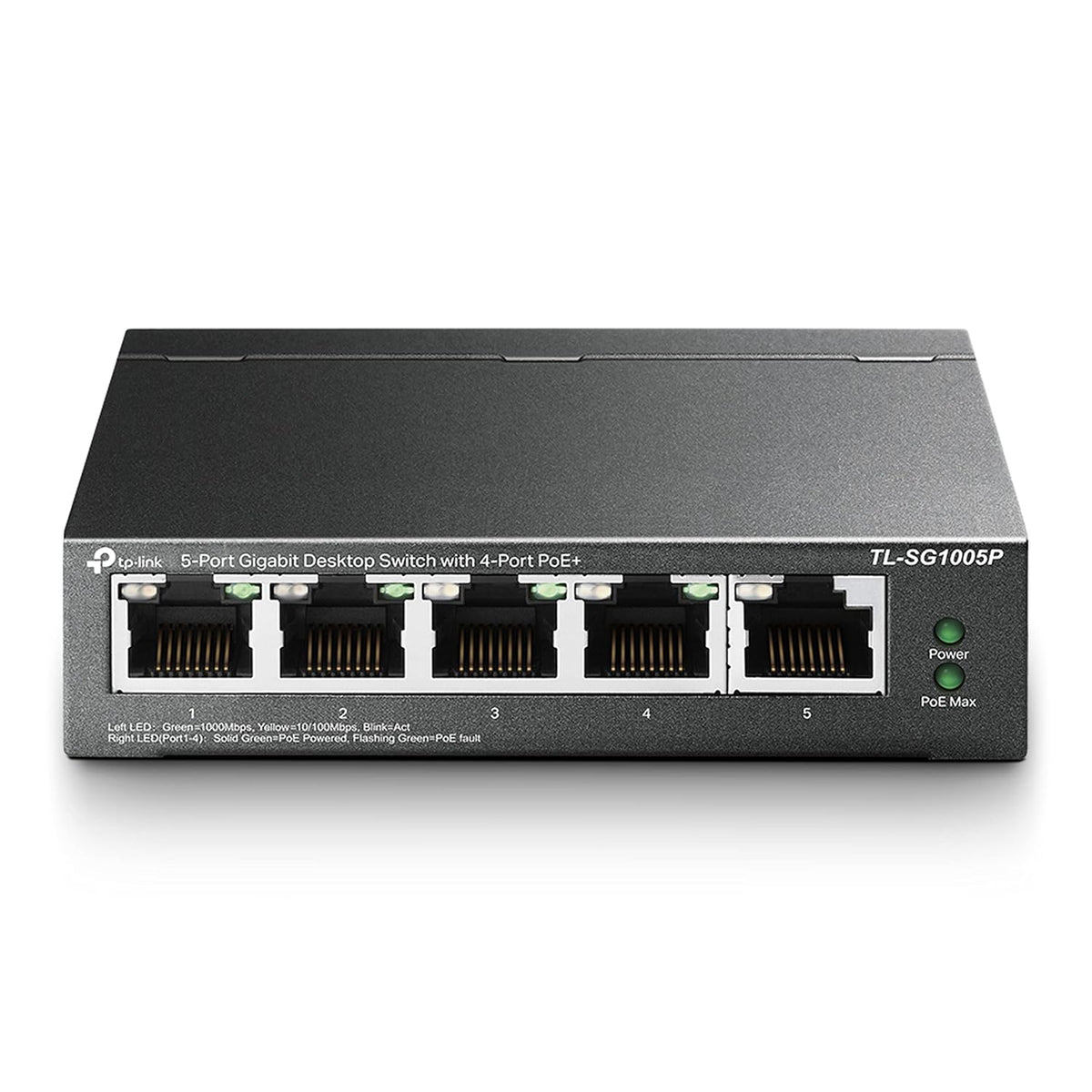 Switch Gigabit Desktop 5 Portas 4-PoE - TP-LINK