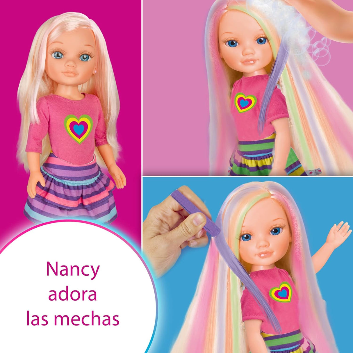 Nancy – Madeixas Coloridas