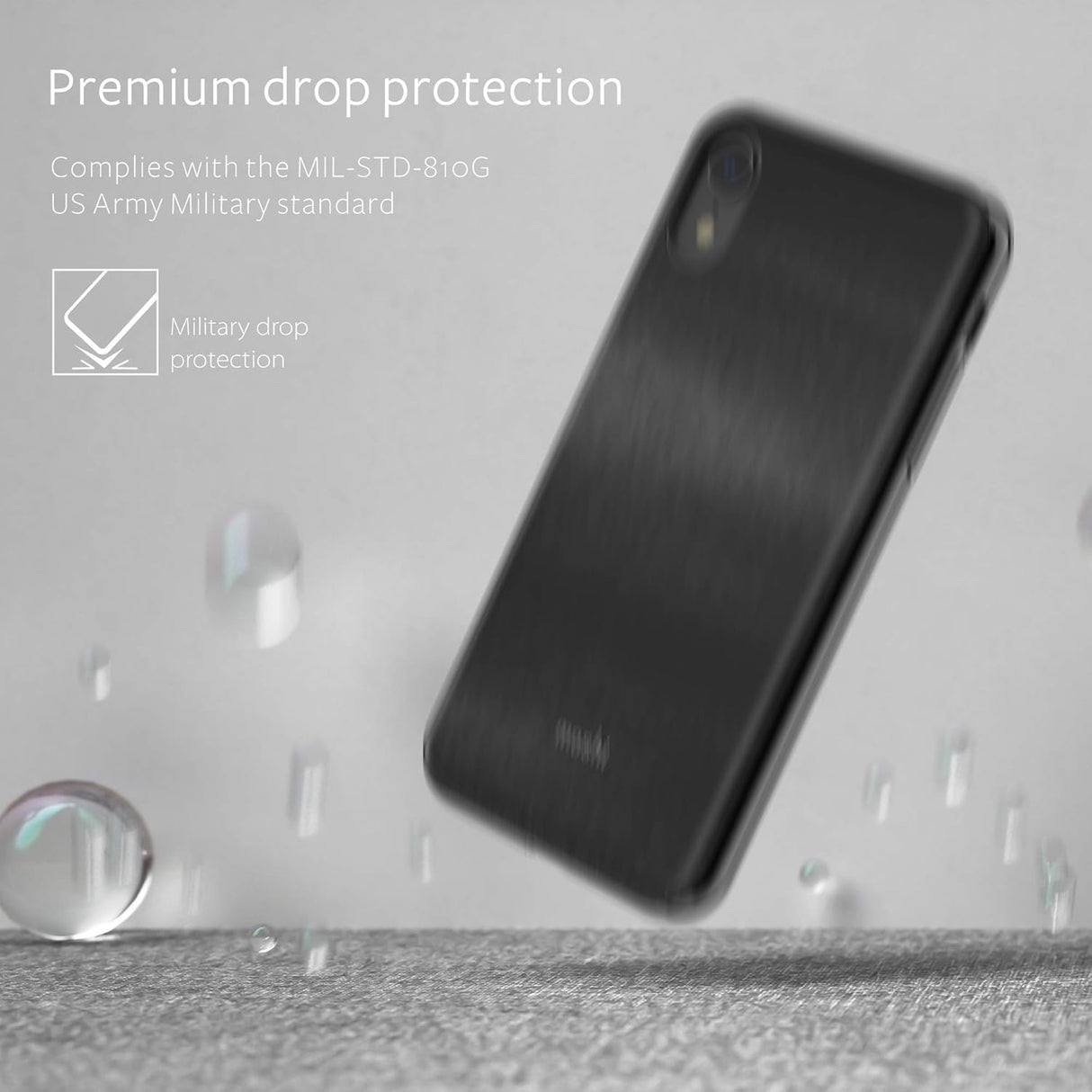 Moshi iGlaze – Capa Bumper para iPhone XR (Prata/Branco)