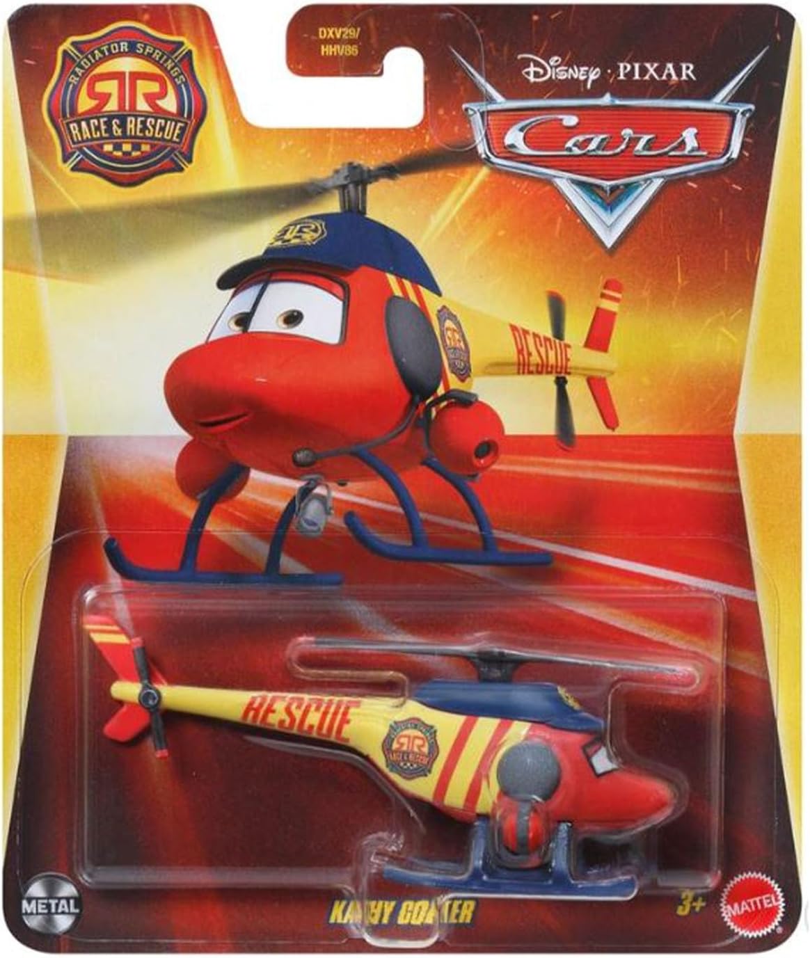 Disney / Pixar Cars – Helicóptero de Resgate (Metal Diecast)