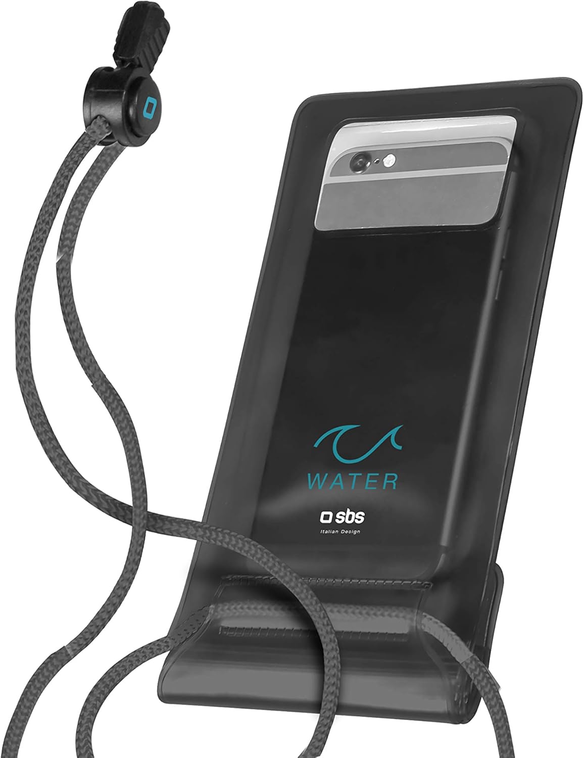 Capa Impermeável Universal SBS p/ Telemóveis até 5,5" – à Prova de Água com Alça e Fecho de Segurança