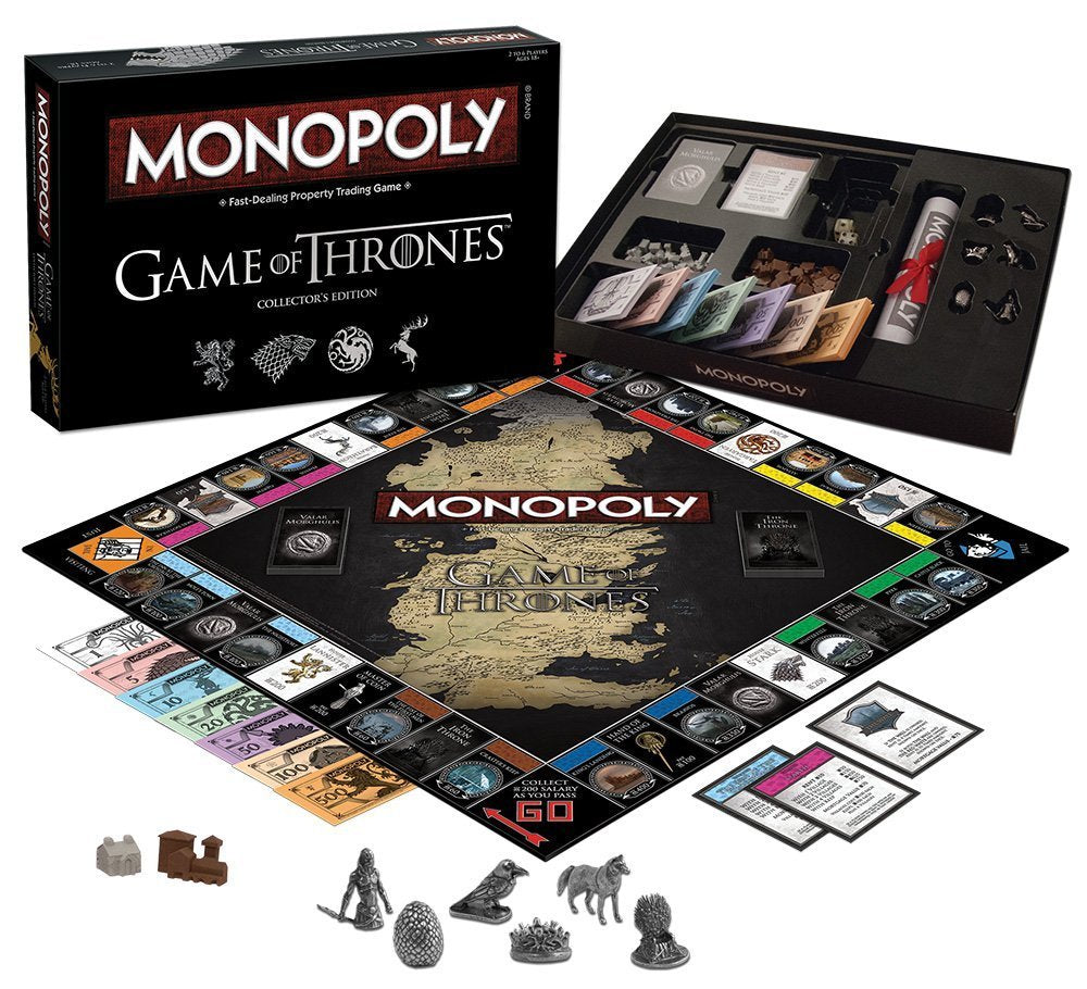 Jogo de Tabuleiro Monopoly Game of Thrones Collector's Edition - GRADE A