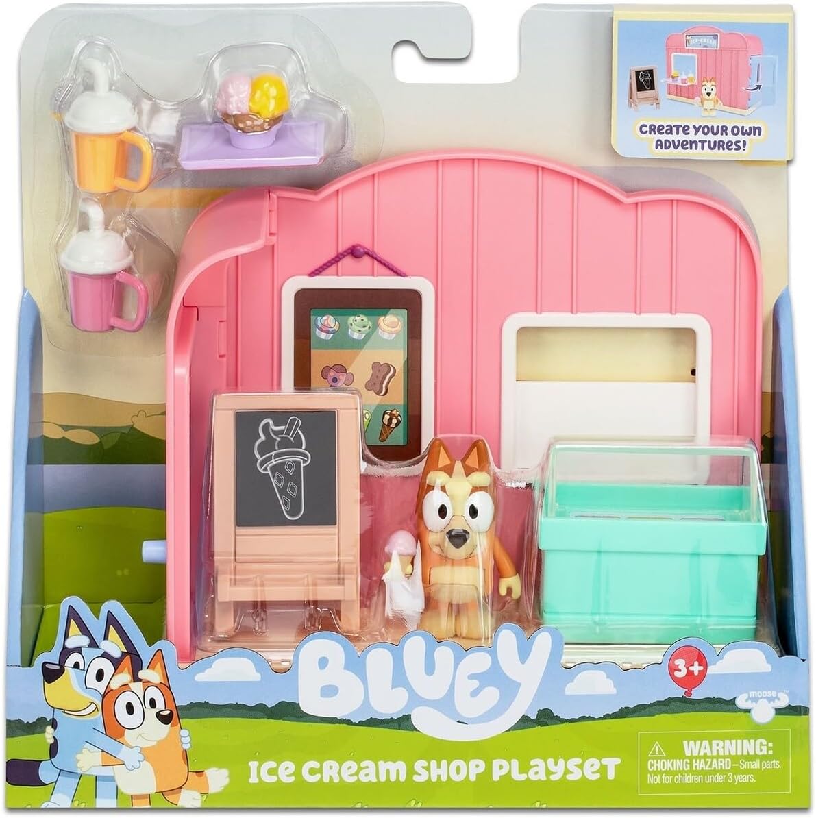 Famosa – Bluey Mini Playsets com Figura (Sortido) – Série 3