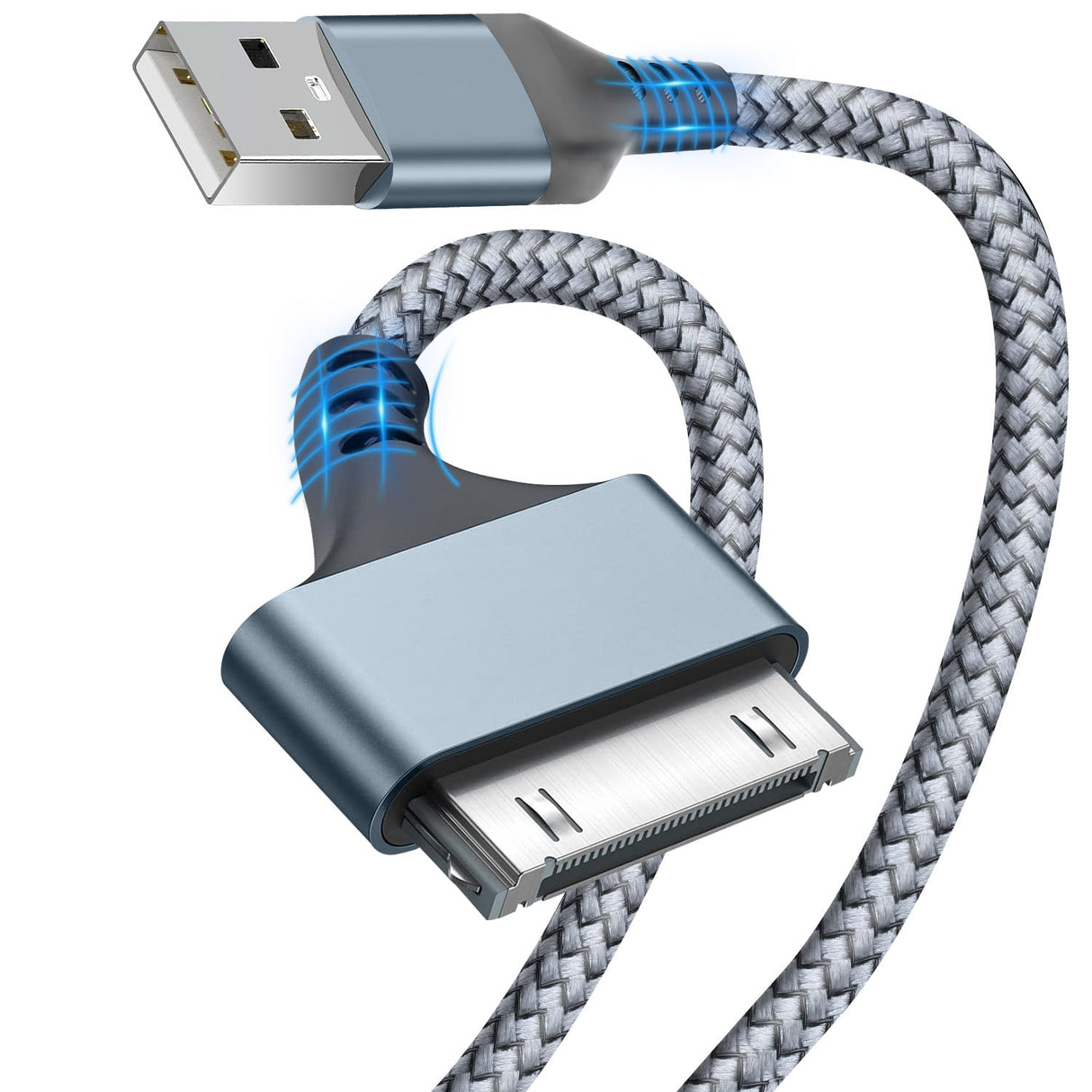 Cabo USB/30 pin Trançado de Náilon 2m - Multi4you®