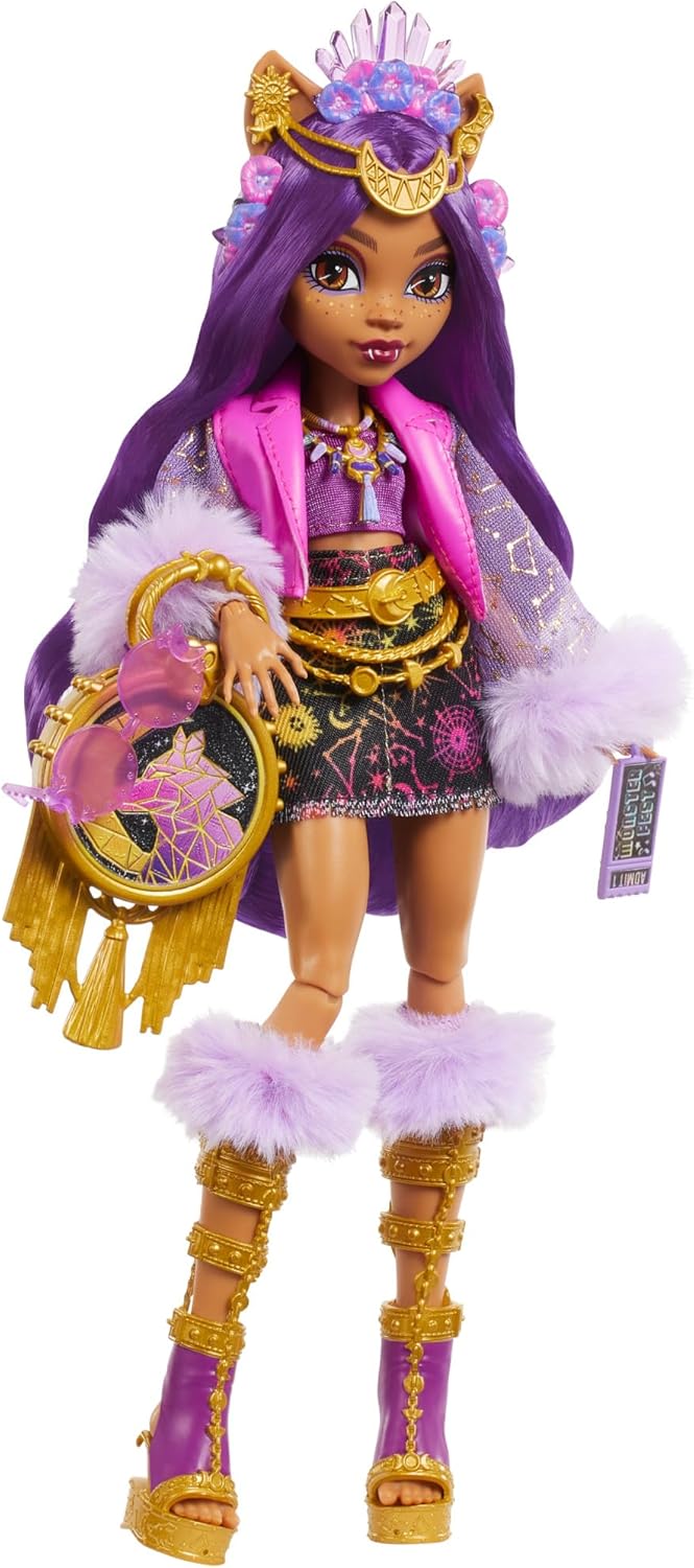 Monster High – Boneca Clawdeen Wolf Monster Fest (HXH80)