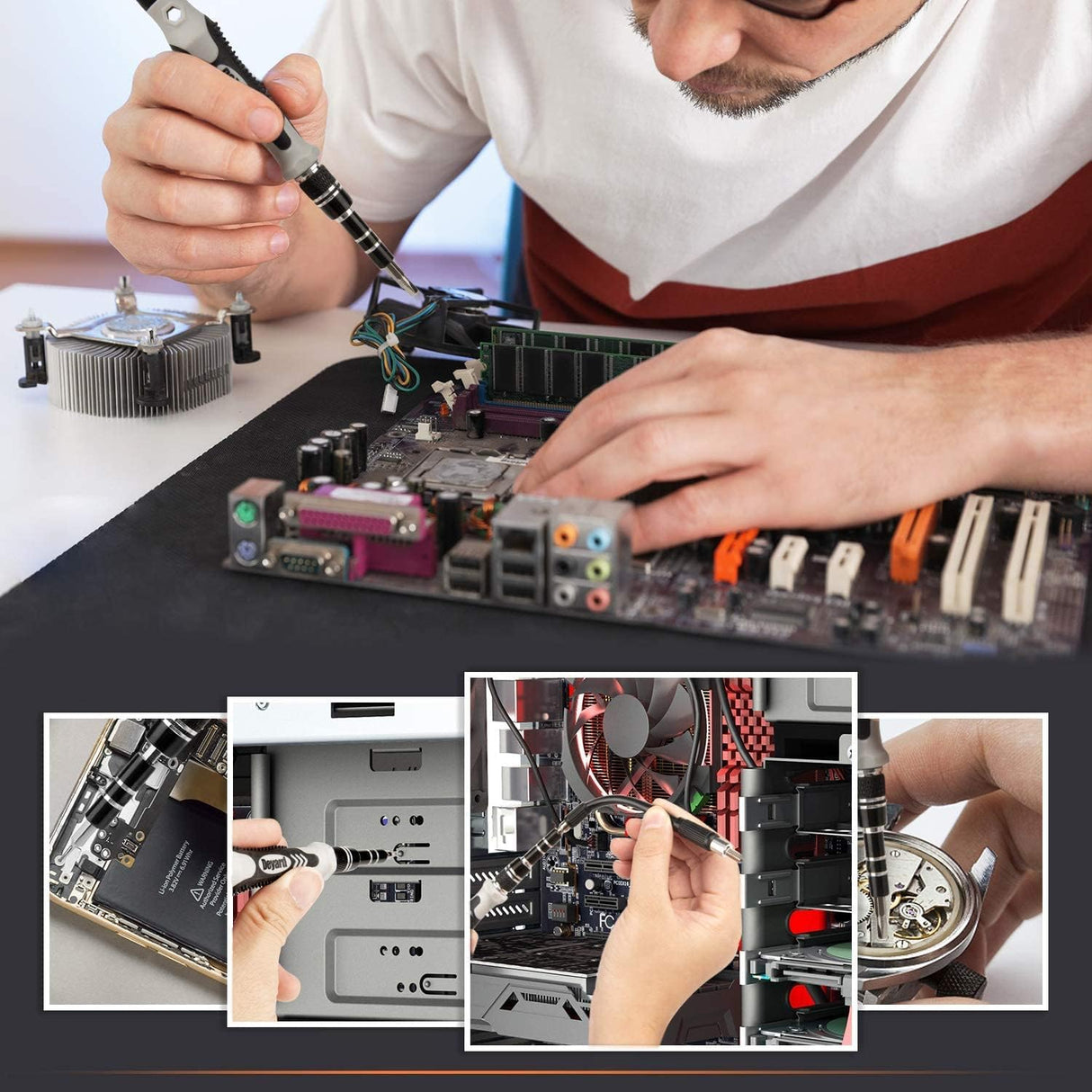 Kit de Ferramentas de Precisão 115 em 1 – Especialista em Eletrónica SL10828