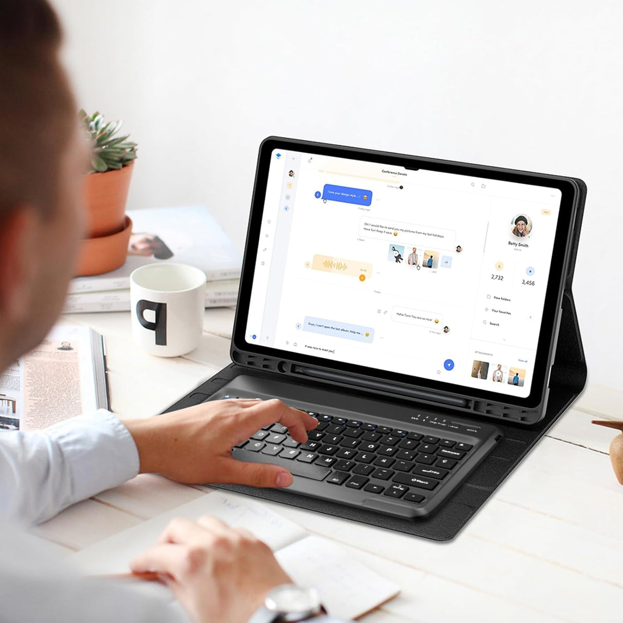 Capa com Teclado Samsung Galaxy Tab S9 Ultra 14,6" 2023