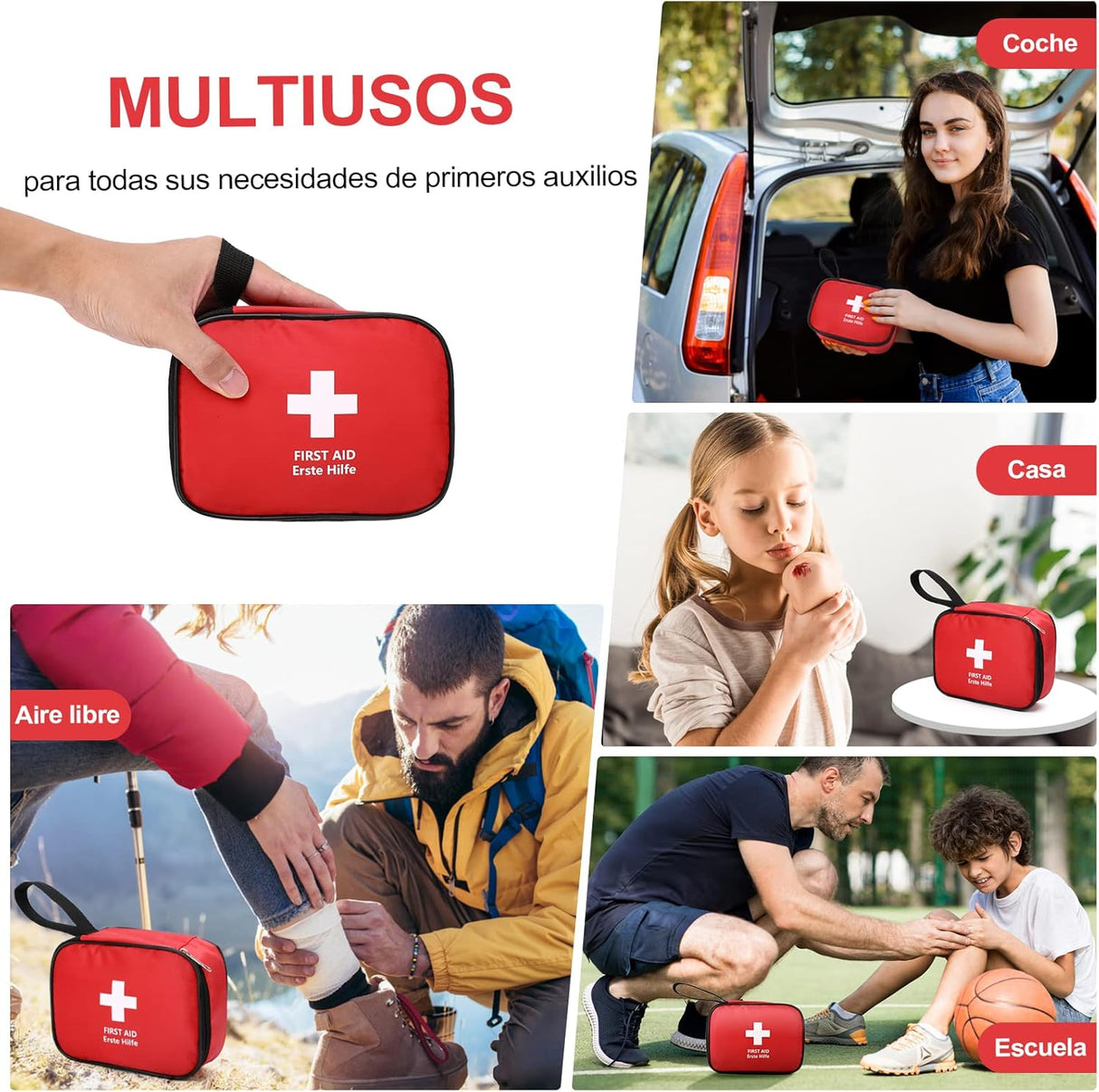 Kit de primeiros socorros 90 peças