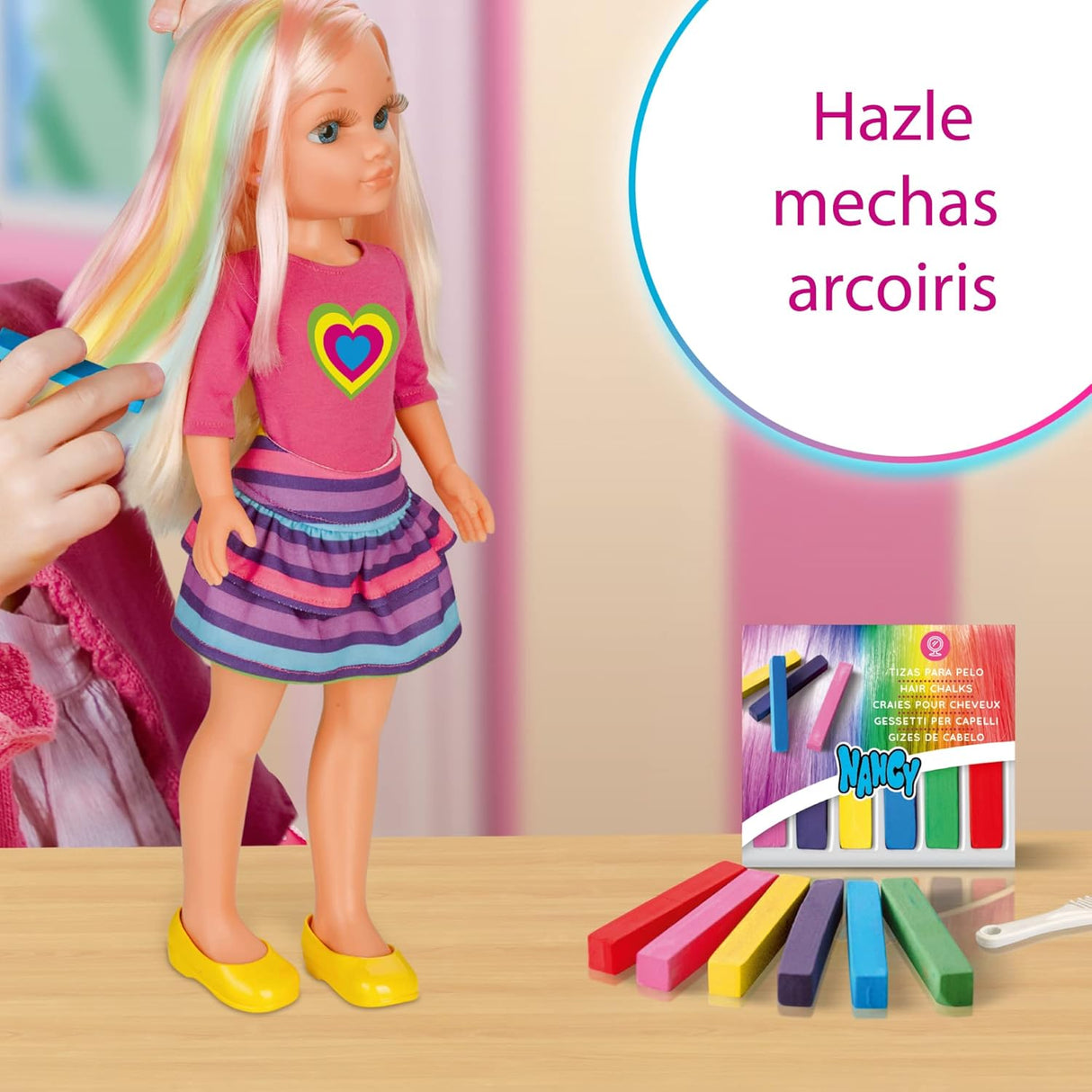 Nancy – Madeixas Coloridas