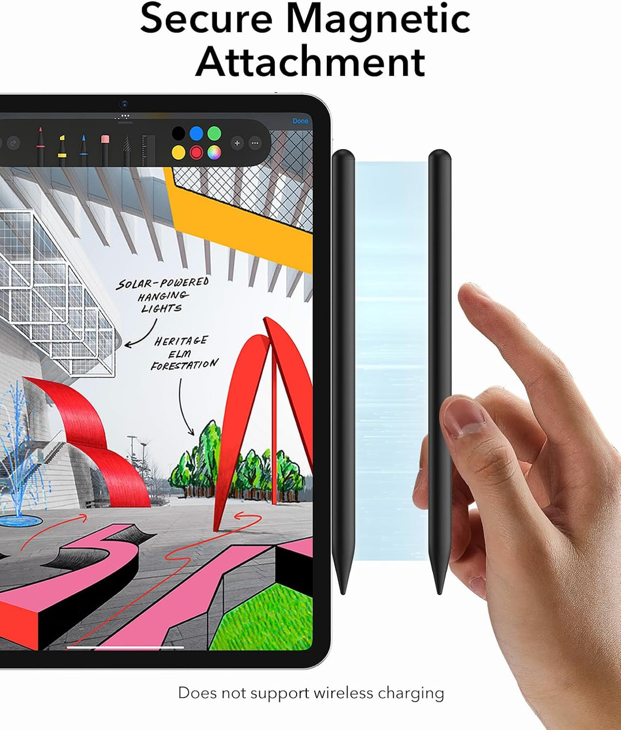 Rysik ESR Digital+ Magnetic Stylus Pen para iPad - preto