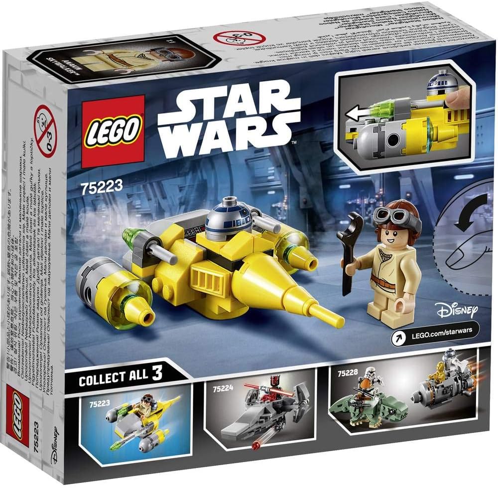 LEGO Star Wars: Naboo Starfighter Microfighter - 75223 (Idade mínima: 6 - 62 Peças)