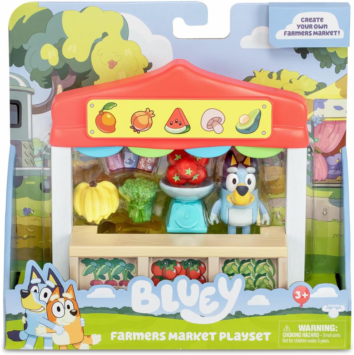 Famosa – Bluey Mini Playsets com Figura (Sortido) – Série 3