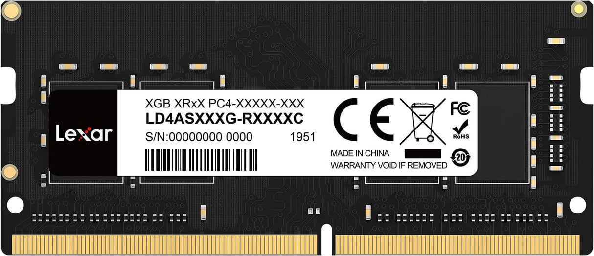 Lexar SODIMM RAM DDR4 16GB 3200MHz – SO-DIMM para Portátil