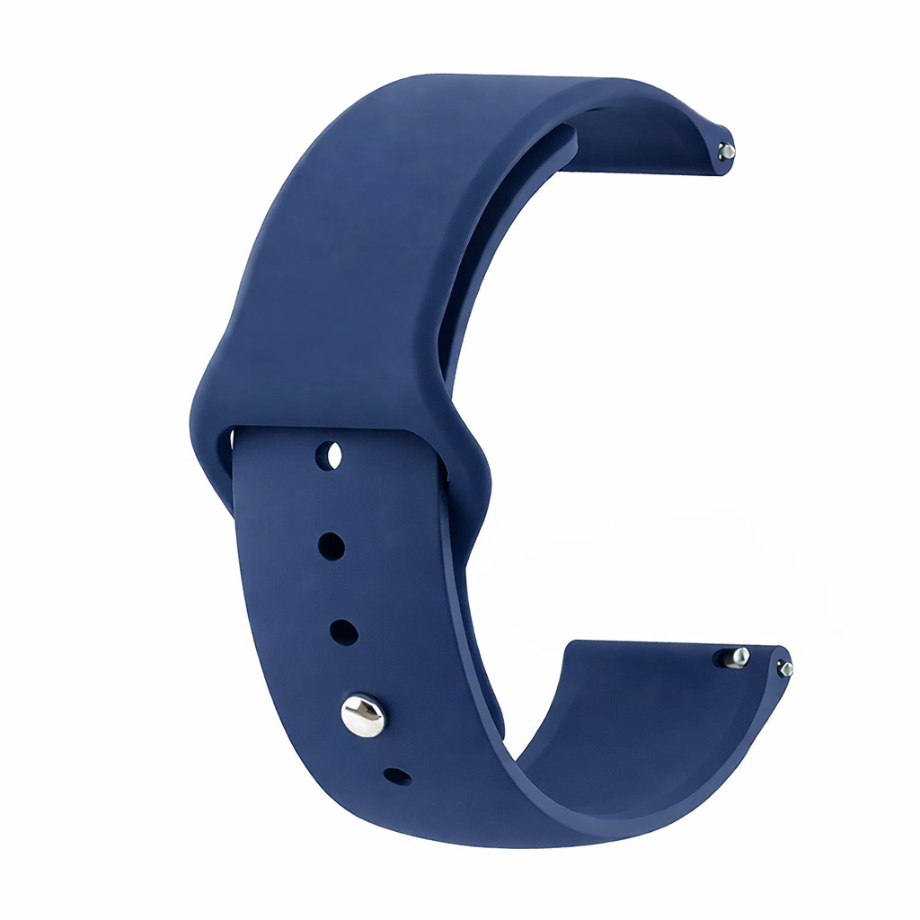 Pulseira de Substituição 22mm Xiaomi Amazfit Stratos 3 / Stratos 2S / Stratos / Pace / GTR 47mm / Ticwatch / Huawei / Samsung Elegance Silicone (Azul)