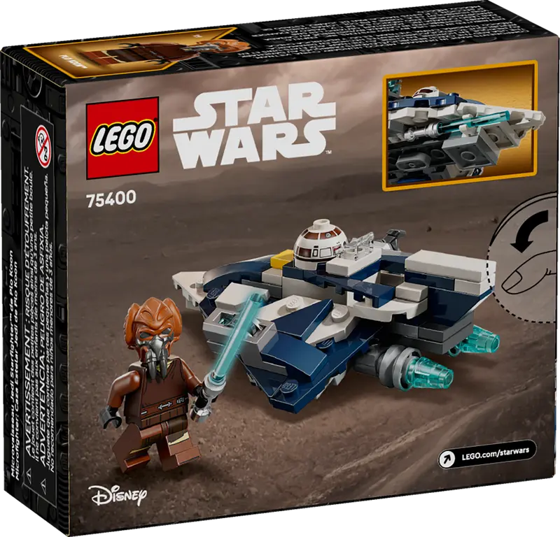 LEGO 75400 Star Wars – Microfighter Jedi Starfighter de Plo Koon
