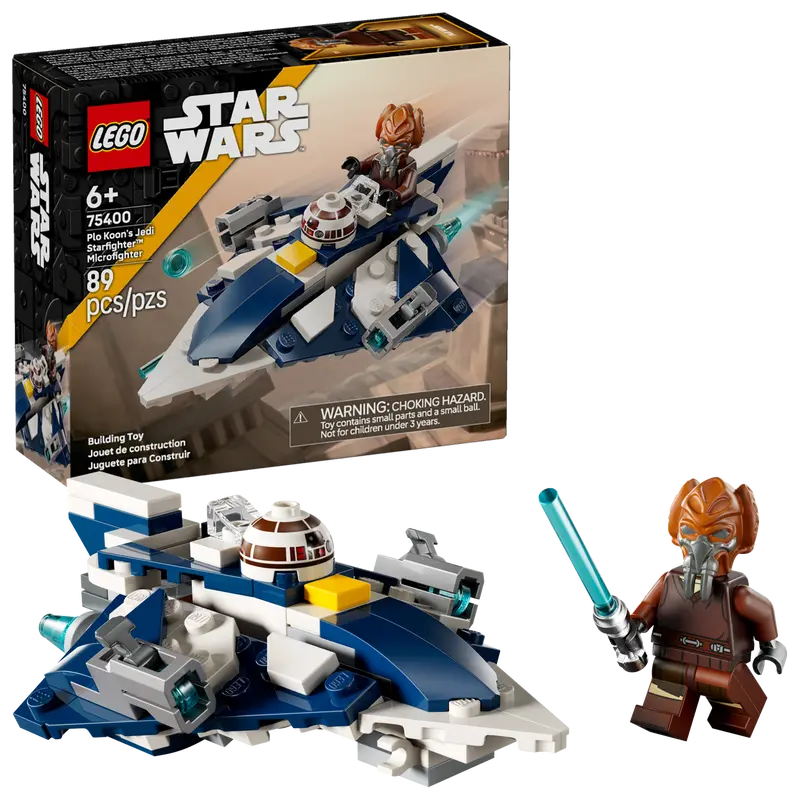 LEGO 75400 Star Wars – Microfighter Jedi Starfighter de Plo Koon