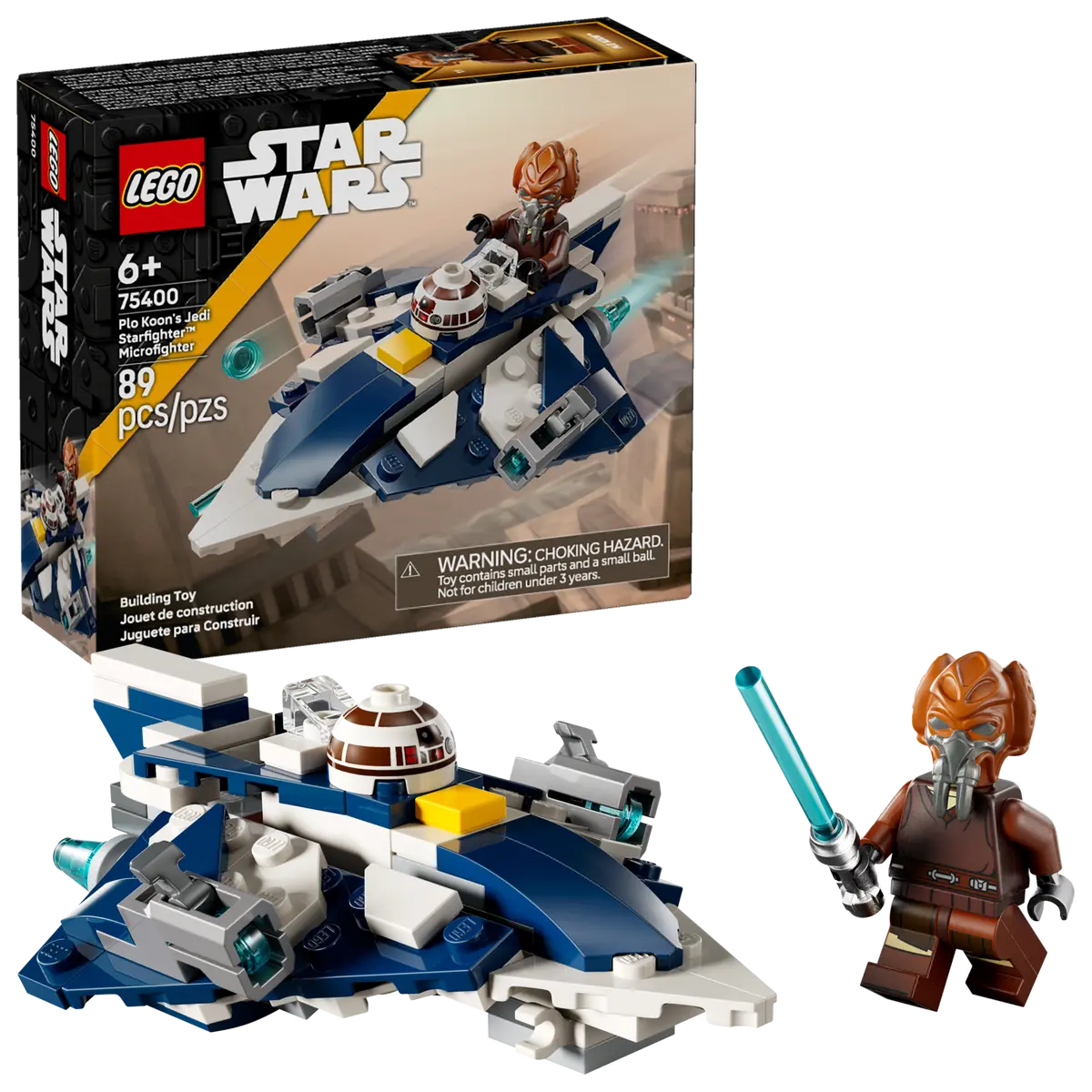 LEGO 75400 Star Wars – Microfighter Jedi Starfighter de Plo Koon