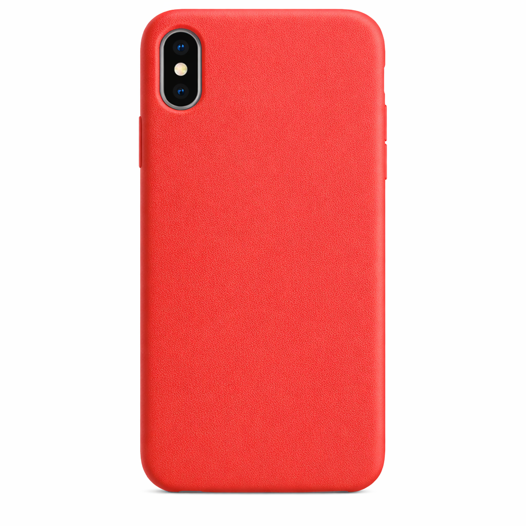 Capa em Pele para iPhone X / XS – Vermelho