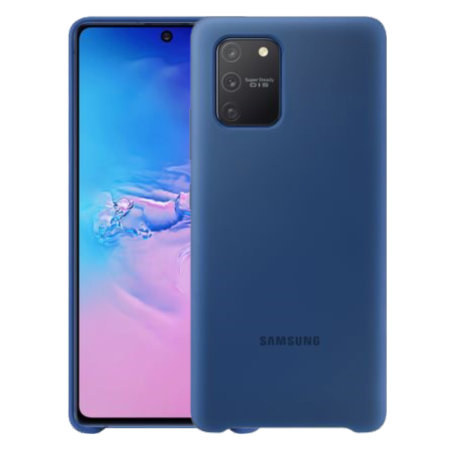 Samsung Capa Silicone Cover Samsung Galaxy S10 Lite Azul - EF-PG770TLEGEU